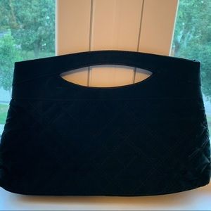 Vera Bradley Black quilted clutch
